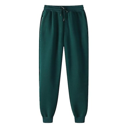 Männs Byxor Sweatpants Hip-hop Byxor Leggings Vadderade Casual Byxor - Perfekt Green