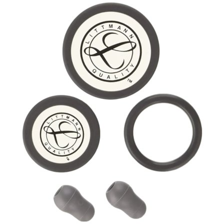Reservdelar för Littmann Stetoskop – Passar Classic III, Cardiology IV & CORE – Komplett Kit med Membran, Öronproppar & Kylskydd
