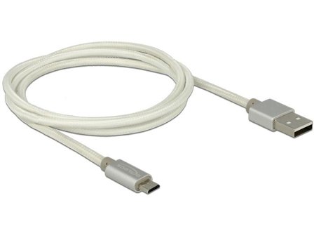 Delock USB-kabel - Micro-USB type B til USB - 1 m