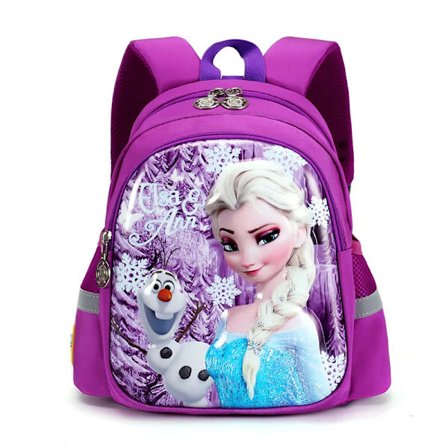 Disney Børnehave Skoletaske Tegneserie Elsa Skuldertaske Pige Dreng Håndtaske Baby Børn Rygsæk Kid Frozen Skoletaske Rygsæk (YJD)