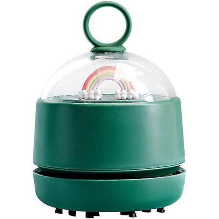 Elektrisk Handhållen USB-uppladdningsbar Sladdlös Mini Rengöringsutrustning för Tangentbord Dammsugare Skrivbord Radergummi Grön