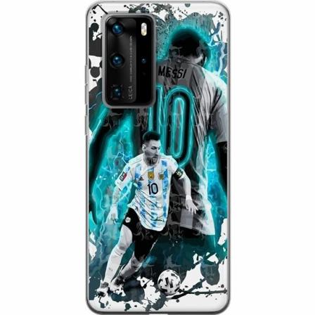 Huawei P40 Pro Genomskinligt Skal Messi