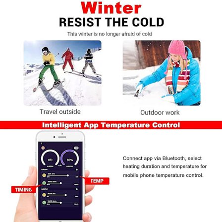 Heating Thermal Underwear Set For Men Women,usb Electric Heated Underw