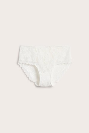 Kappahl | Brieftrosor i spets | Offwhite