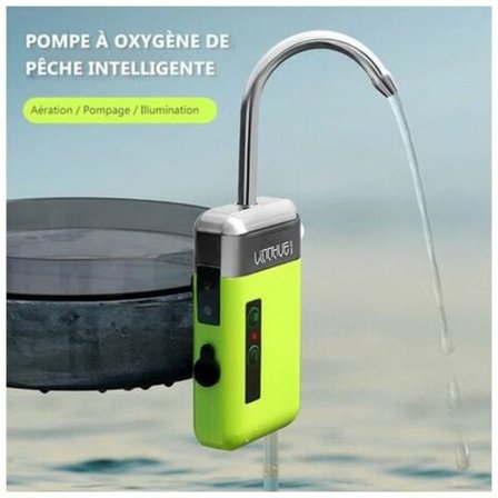 Tre-i-ett utomhus bärbar induktion USB-laddning automatisk vattenpump, vattenpumpningsmaskin