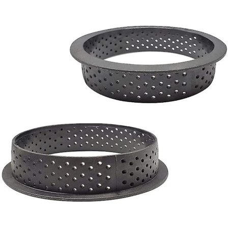 8 Dele Kageform, Tærteform Perforeret Skærer Rund Form Mousse Cirkel