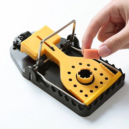 4-pakning høy kvalitet mus fangstfeller halvdyr universal