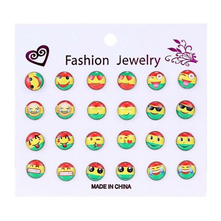 Örhängen 12 par set