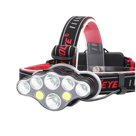 Skywolfeye USB-ladattava 8 LED -otsalamppu työvalo
