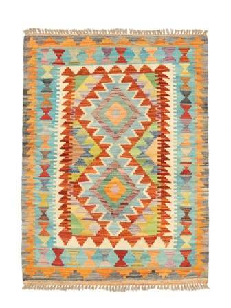 Small Kilim Afghan Old Style Rug 82X113 Wool