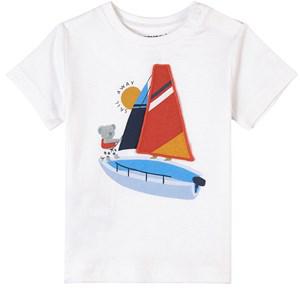 Mayoral White Sail Away T-Shirt 12 Months - Tops - 12 months - White