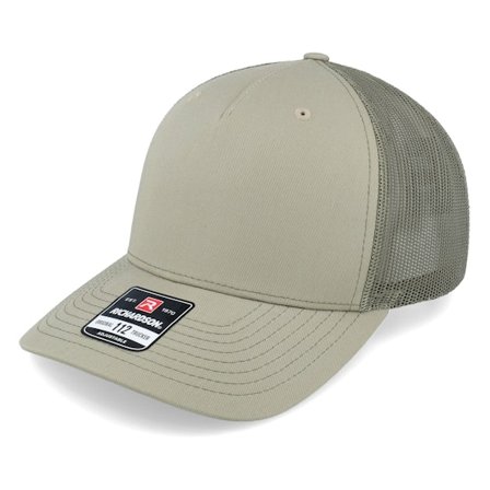 Richardson - Grün trucker Cap - 112fp Split Pale Khaki/Loden Trucker @ Hatstore