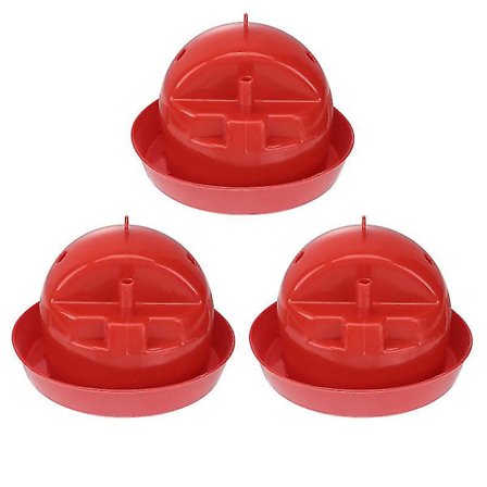 3 stk. Vannbeholder for fugler