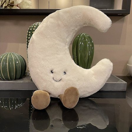 Søt Smilende Gult Sol Plushie Fyllt Koselig Plysj Leke For Barnerom Dekor Sofa Kast
