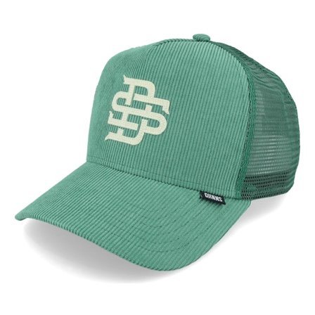 Djinns - Grün Trucker Cap - Cordfelt Green Trucker @ Hatstore