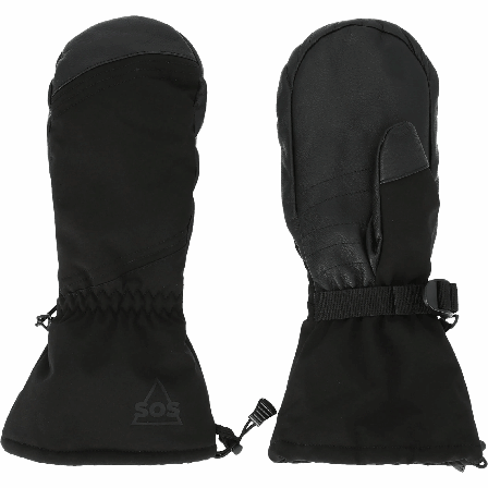SOS Ohau Long Mitten Gloves Black