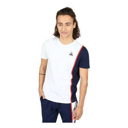 le coq sportif, T-Shirts Biały, Mężczyzna, Rozmiar: L