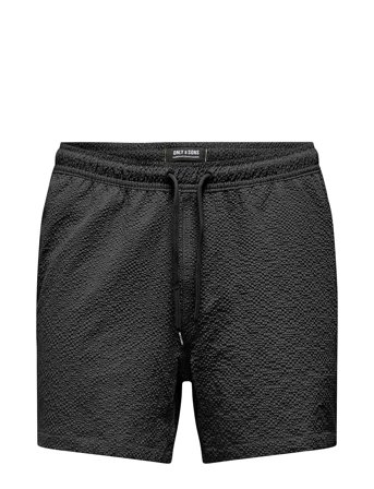 ONLY & SONS | Onsted Life Solid Seersucker Swim Noos | M