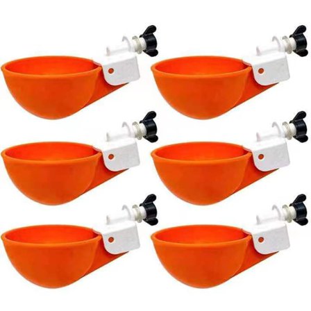 (6 Pack) Stora Automatiska Kyckling Vattenkoppar | Kyckling Vatten Fe