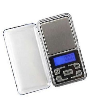 Digitalvåg i fickformat, Pocket Scale, Smyckesvåg 0,01 - 200g Silver