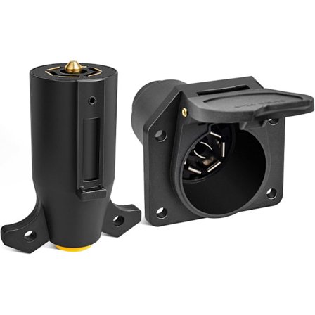 2025 Seneste Model 7-polet Trailerstik Han & Hun, 7-vejs Hun og Han Trailerstik Samlesæt, RV 7-Blads Trailerudtag til