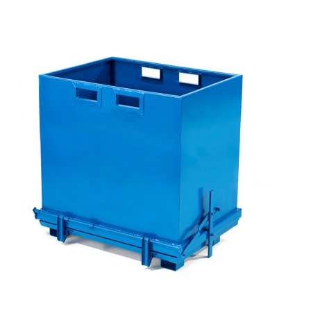 Container AMASS mit Klappboden, 1800 l, blau