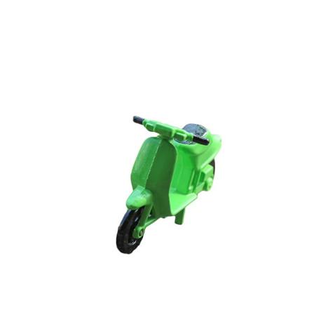 Mini Motorcykel Miniatura Grön
