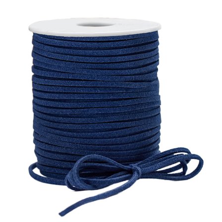 3mm Armbåndsstreng Kunstig Ruskind Til Halskæde Smykkefremstilling Perlefremstilling Piger Tynd