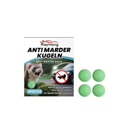 12 x Duftkugler – Øjeblikkelig og langvarig brug i flere scenarier for at forhindre mink i at genere dig