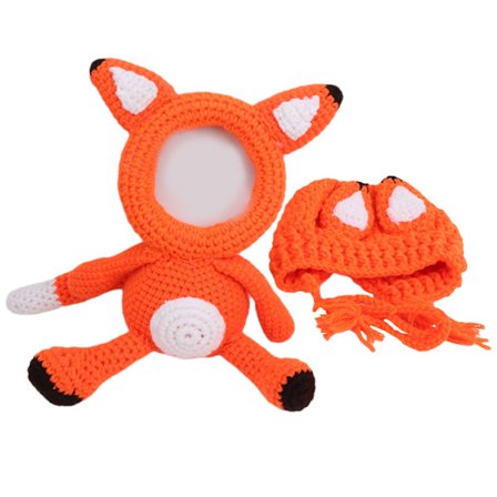 Vauvan valokuvaus rekvisiitta Villa vastasyntyneen valokuvaus vaatteet Eläinhattu Suloiset vauvan asut