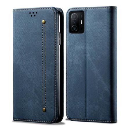 Xiaomi 11t / 11t Pro Jeans Plånboksfodral - Blå Blå
