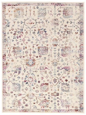 Washable Wisteria Multicolor Large Oeko-Tex Rug