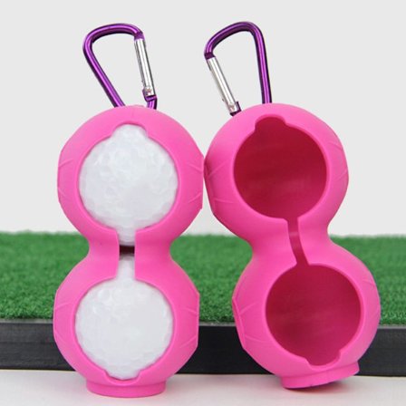 Golfballveske Golfballhylse ROSE RED