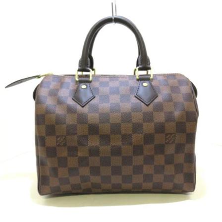 Louis Vuitton Vintage Pre-owned Canvas hndtasker Brun, Dame Vintage Tasker, Størrelse: ONE Size