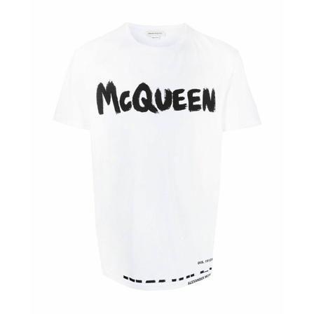 Alexander McQueen T-Shirts Hvid, Herre