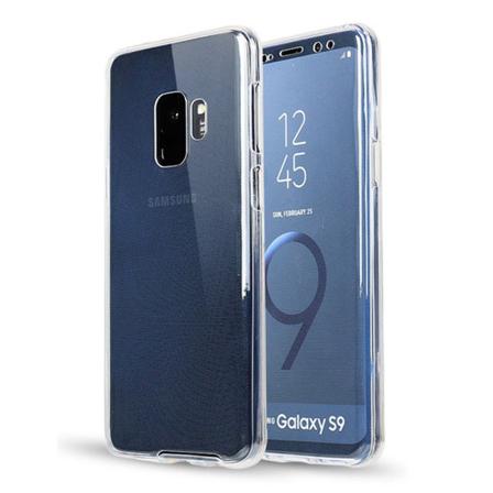 Stilsäkert Dubbelsidigt Silikonskal - Samsung Galaxy S9 Svart