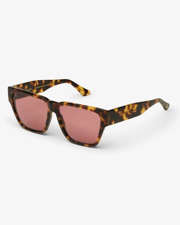 Sunglass 11 - Classic Havana - Dark Pink - One Size