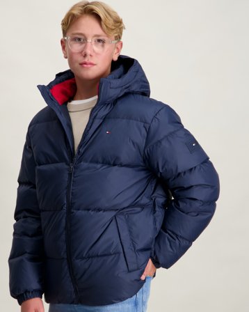 Tommy Hilfiger ESSENTIAL DOWN JACKET Blau Jacken Jungen - Kids Brand Store