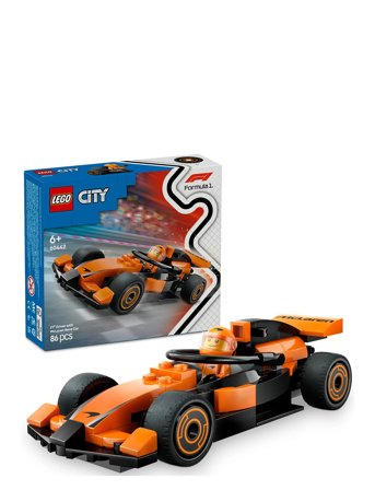 F1 -Kører Med Mclaren-Racerbil 60442 Patterned LEGO