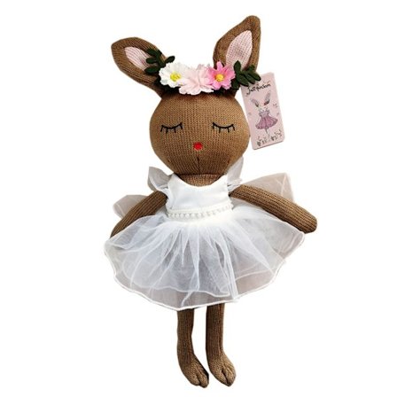 14-tums gosedjur stickad docka soffdekor Mjuk interaktiv leksak för baby Emotion Smidig kontorsbilstillbehör