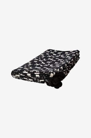 Affari of Sweden - Filt/bordsduk Gustav - Svart - Filtar & plädar - 130X200 - Från Homeroom