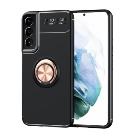 Samsung Galaxy S22 Skal Ring Svart/roséguld