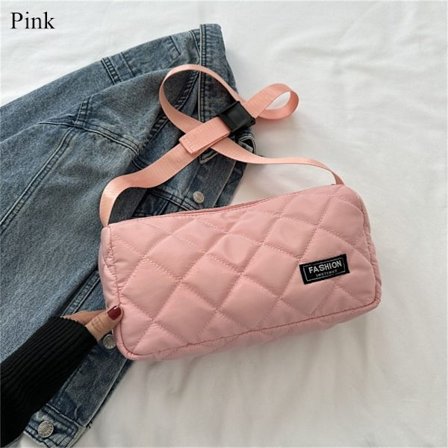 Vatterte skuldervesker Crossbody-veske ROSA
