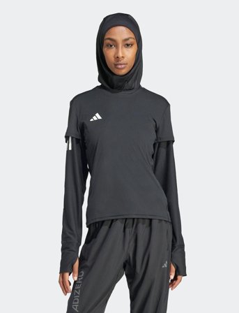 adidas Performance Adizero E Tee - Black - XL