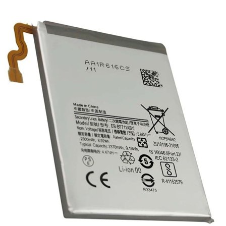 Ersättningsbatteri för Galaxy Z Flip 3 Li-Polymer 3,8V 2370mAh 9Wh Silver