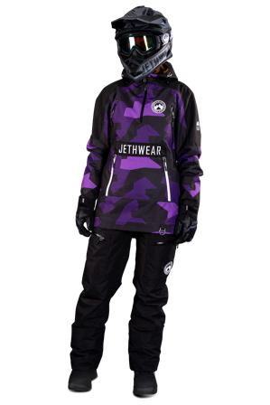 Jakke Jethwear Flight Anorak Dame Lilla/Kamuflasje XXS