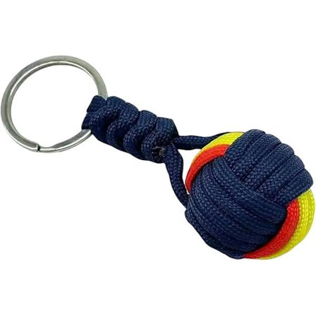 Nøglering 5 stk. Flettet Tov Bold Nøglering Snore Nøglering Nøgleringe Udendørs Værktøjstaske Hængende Dekoration