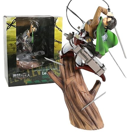 Attack On Titan Mikasa Levi Ackerman Renewal Package Ver. Collection Figure Figurine Model Statue