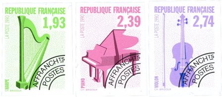 Frankrig 1990 - Forudannulleret YT TS210-212 - Postfrisk utakket