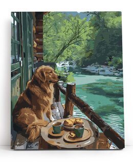 Paint By Numbers Fika-Pause